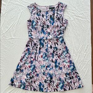 J. Crew Blue and Pink A-Line Sundress